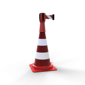 Barrier strap | with 3-meter barrier strap | red / white